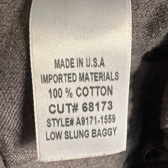 AGOLDE Espresso Low Slung Baggy Corduroy Pants 100% Cotton - Picture 7 of 8